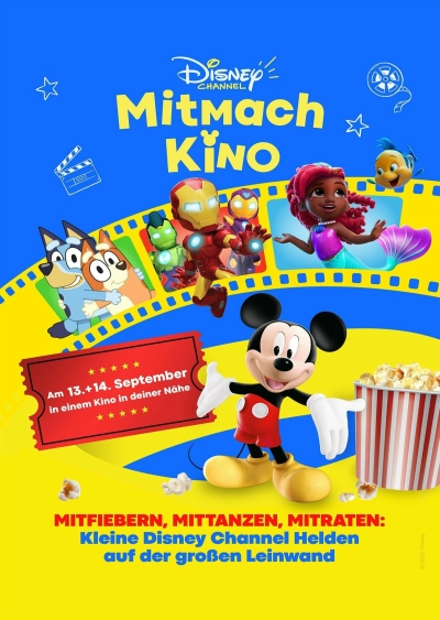 Filmplakat Disney Channel Mitmachkino Februar 26